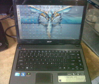Laptop Notebook Grafis Gaming ACER 4741 VGA NVIDIA PES 2013 OKE Jogja