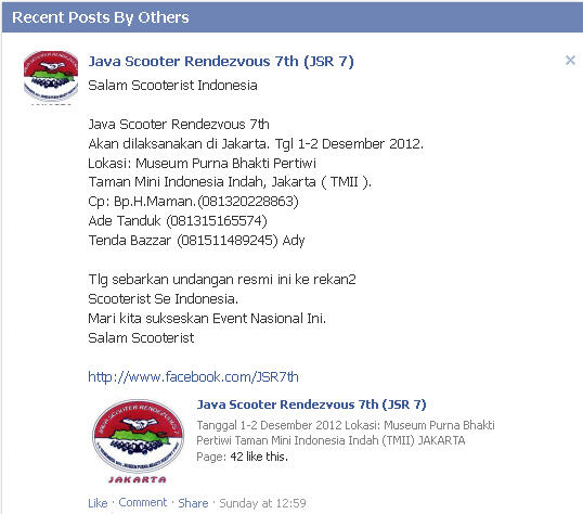 Java Scooter Rendezvous ( invite all vespakuser )