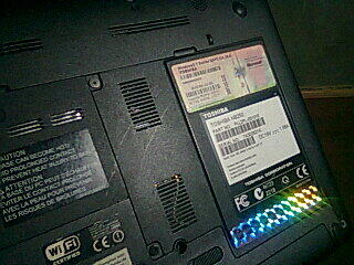 Toshiba NB-250 Komplit Kondisi Sangat Mulus