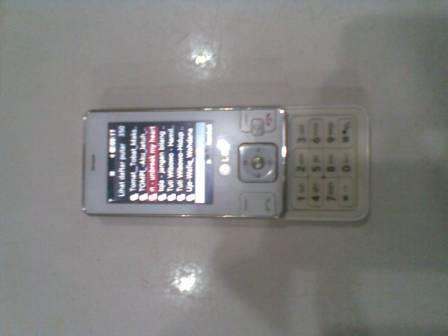 Jual LG KC550 kamera 5 mp eks pemakaian cewe,mulusss (hp)nya