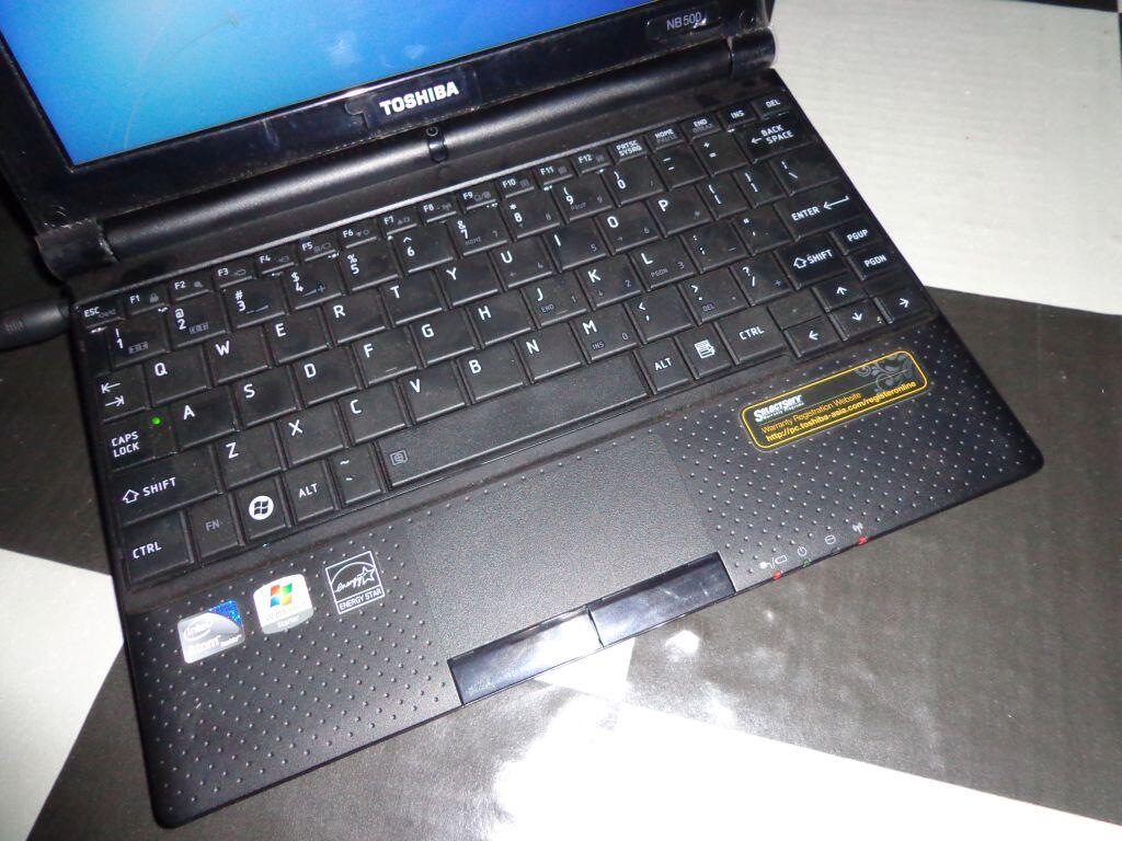 Toshiba nb500 n450 hdd 250gb like new murahh