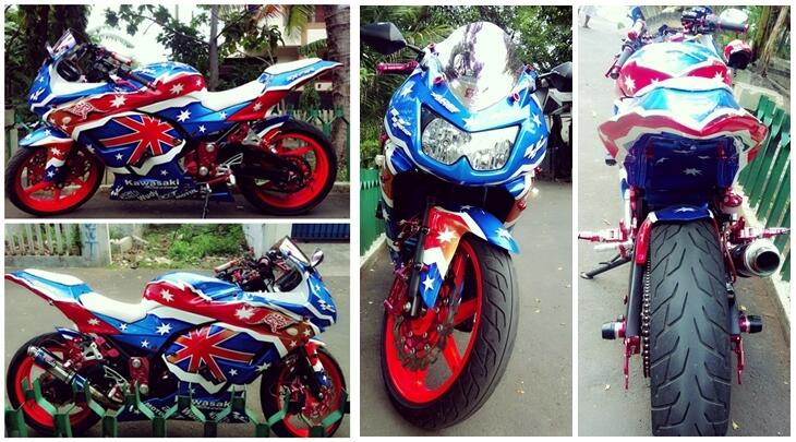 Jual Ninja 250 Full modifikasi