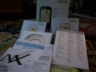Nexian Tap NX G868 Komplit