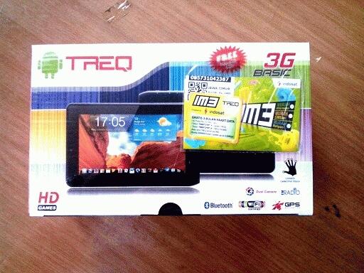 Tablet pc ipad apad epad merk TREQ BASIC 3G , BISA CALL + SMS + INTERNAL MODEM