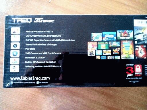 Tablet pc ipad apad epad merk TREQ BASIC 3G , BISA CALL + SMS + INTERNAL MODEM
