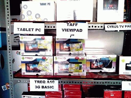 Tablet pc ipad apad epad merk TREQ BASIC 3G , BISA CALL + SMS + INTERNAL MODEM