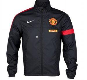Jaket Training Manchester united Sideline hitam