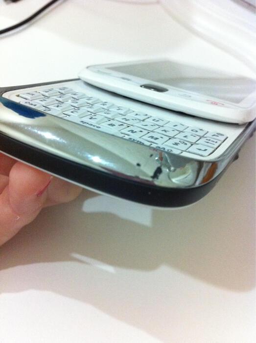 Jual BB TORCH 9800 White batangan