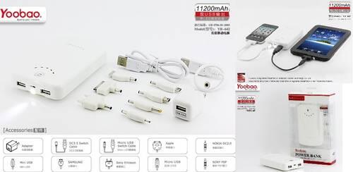 DIJUAL MURAH YOOBAO 11200mah Long March power bank ORIGINAL !!