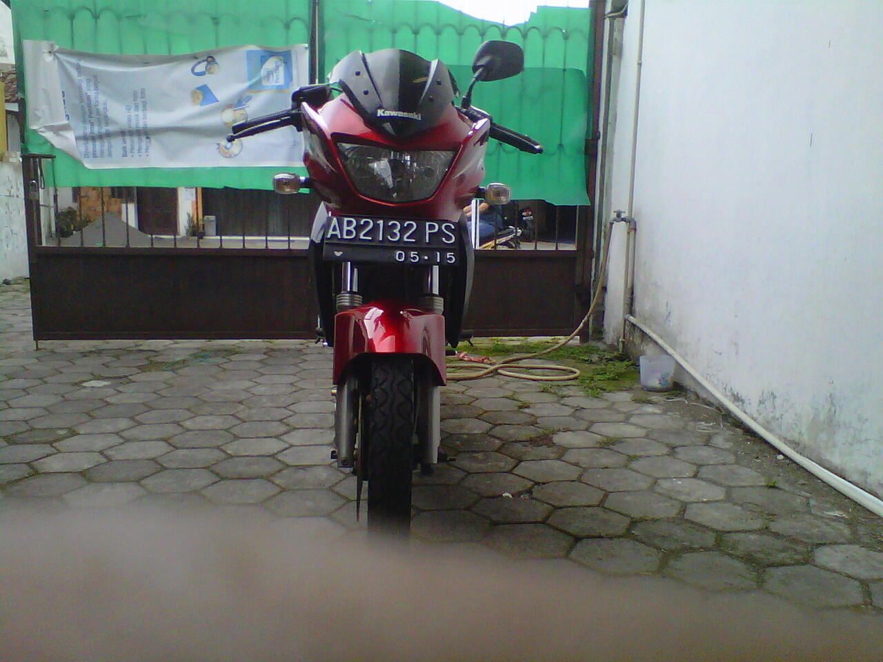 kawasaki ninja r 2010 merah