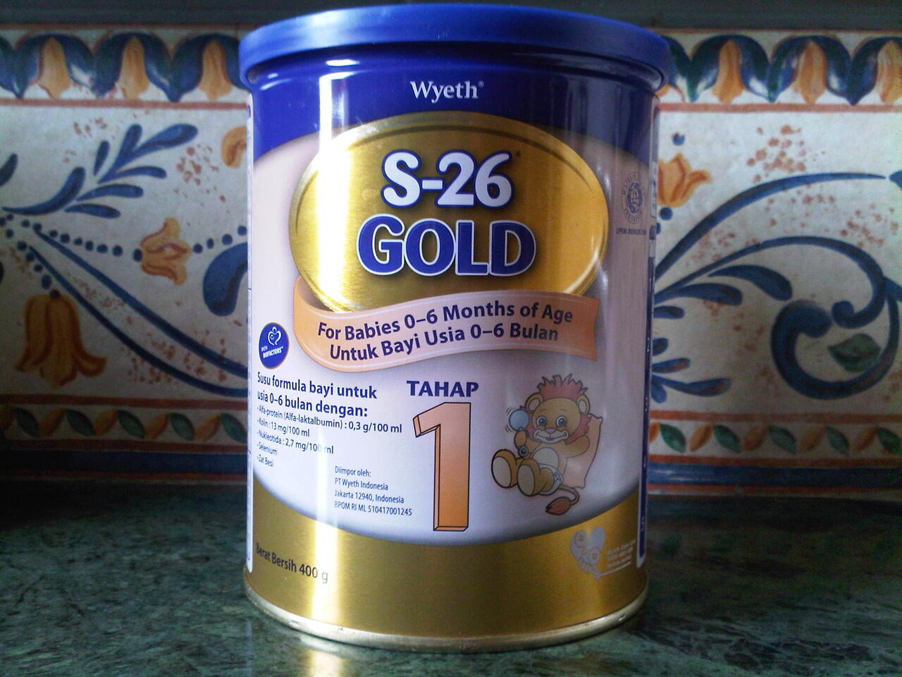 Susu S-26 Gold tahap 1 (400 gram)