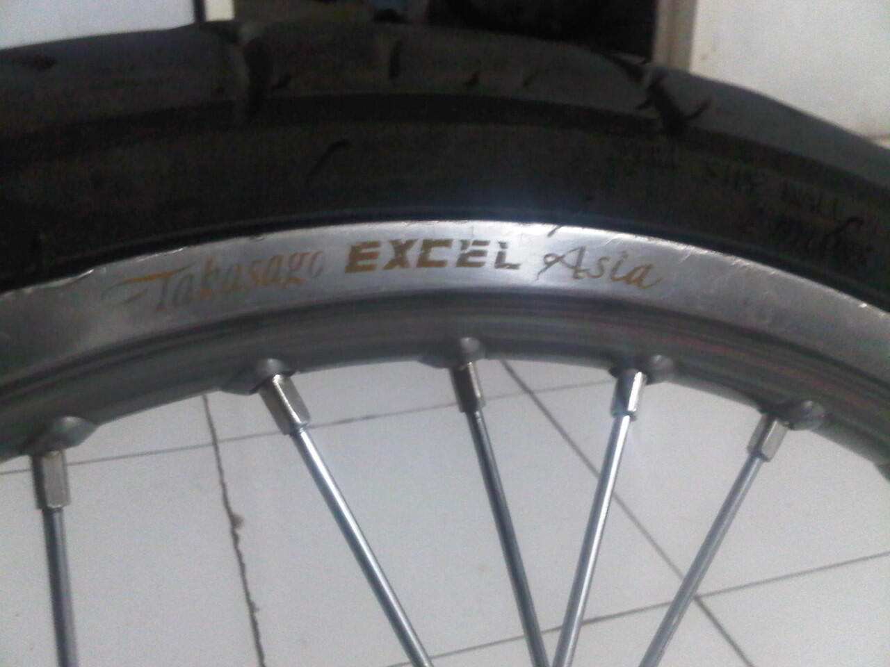 VELG TAKASAGO EXCEL 17x1.40 SILVER ex Scoopy (BOGOR)