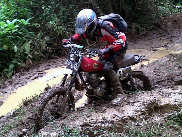 Dijual Trail Model Honda XL mesin Loncin Bore Up, Over stroke Tiger