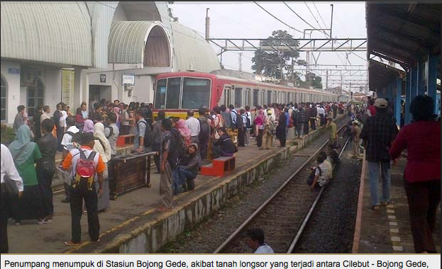 {Calon trit rame&#93; Hingga Desember, Tak Ada Kereta ke Bogor