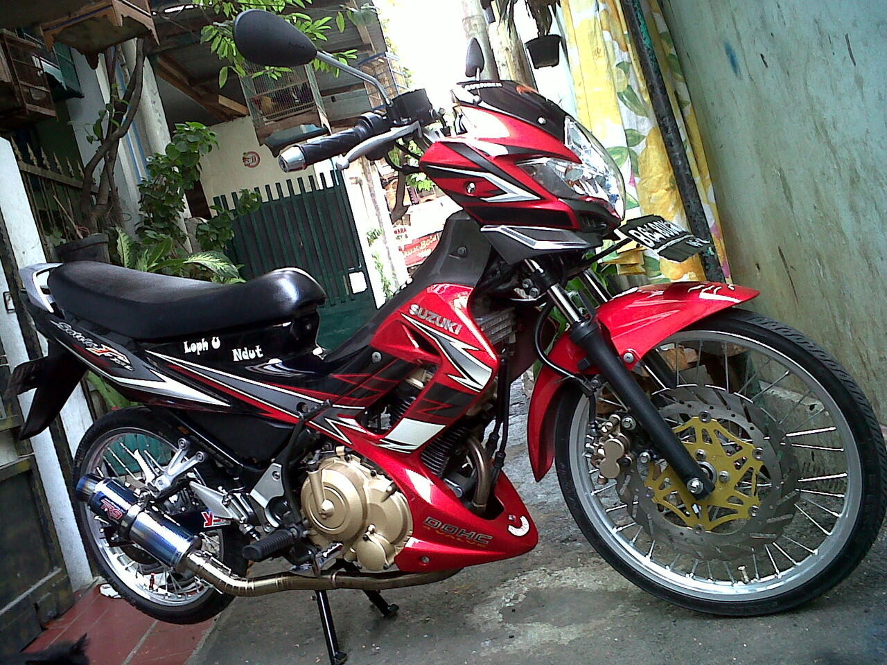 JUAL SATRIA F 2009 GREES