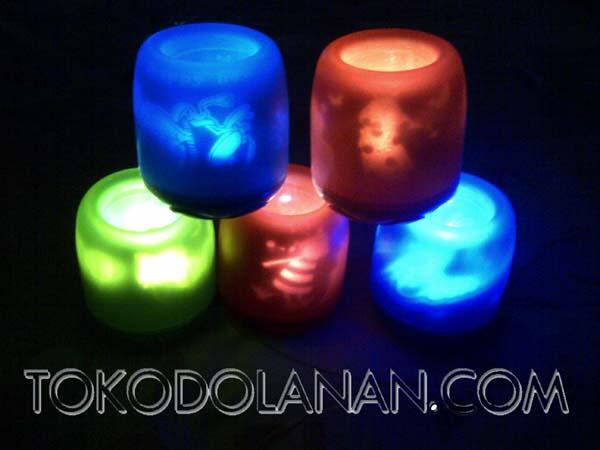 LILIN ELEKTRIK TIUP 1 WARNA DAN 7 WARNA SURABAYA