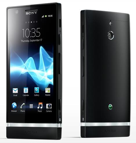 SONY XPERIA P BLACK GARANSI 11 BLN