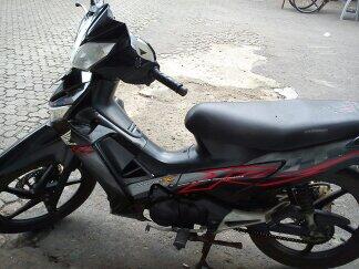 jual supra x 125 tahun 2009 (double disk)