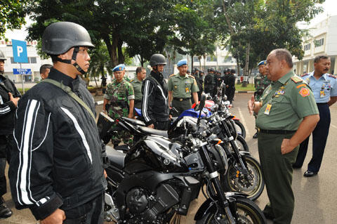 TNI AD Siap Operasionalkan Sepeda Motor Kawal 1300 cc
