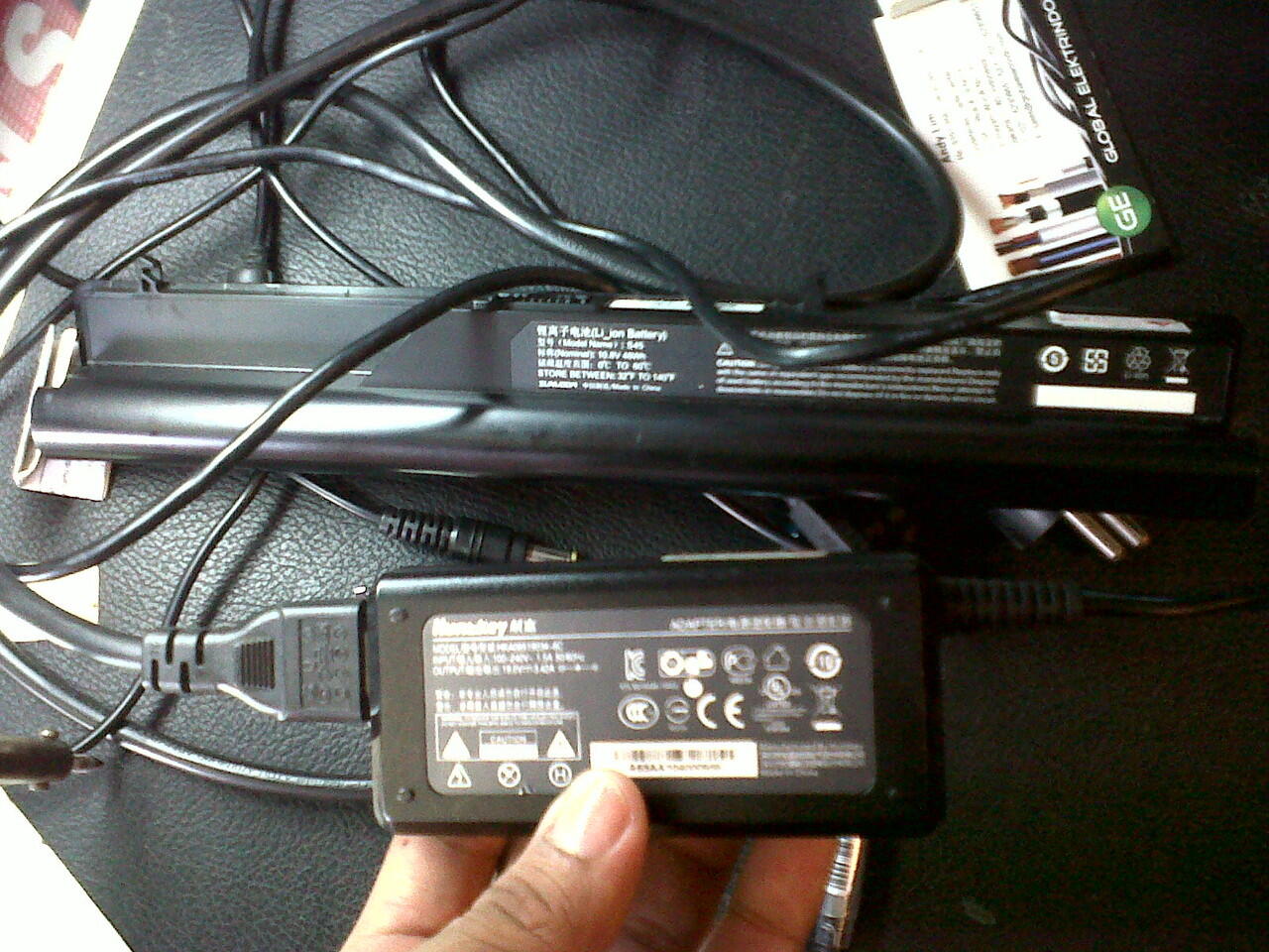 Batrai + Charger Axioo CNC core i3