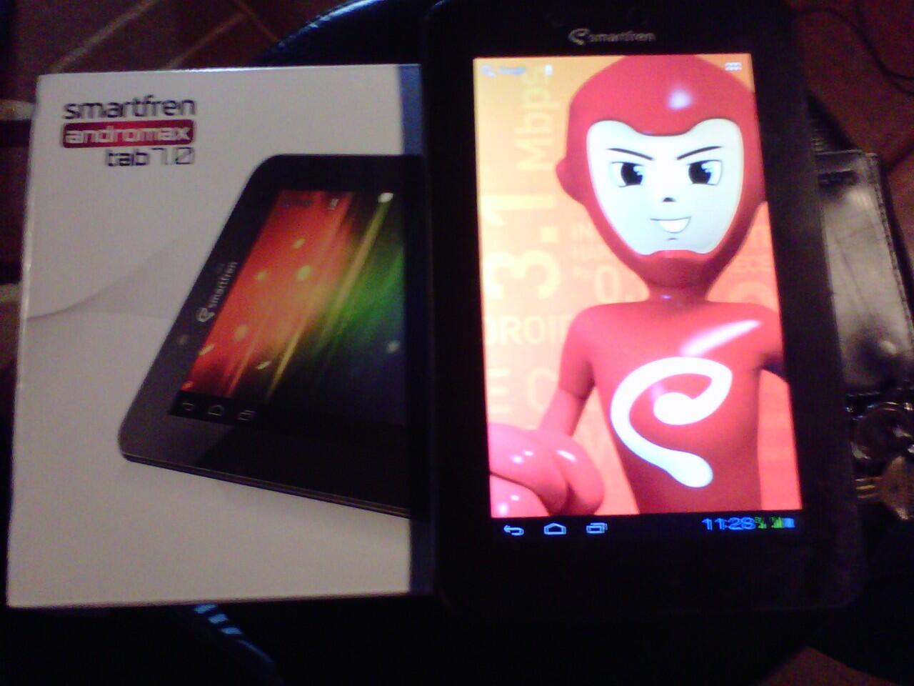 jual butuh cepat SmartFren Andromax Tab batch 5 root/unroot fullset plus bonus