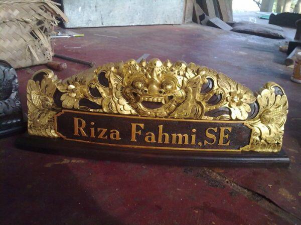 Terjual papan nama ukiran  bali KASKUS