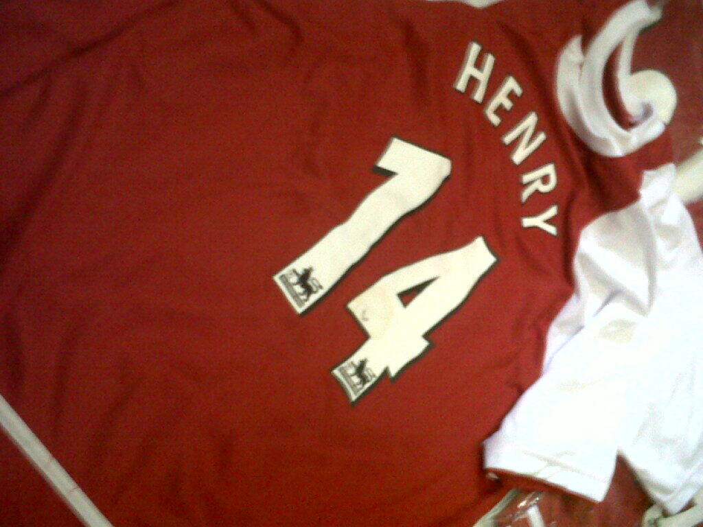 Pre Order KLOTER 2 Jersey Arsenal, 2003-2004, UNBEATEN SEASON !!!