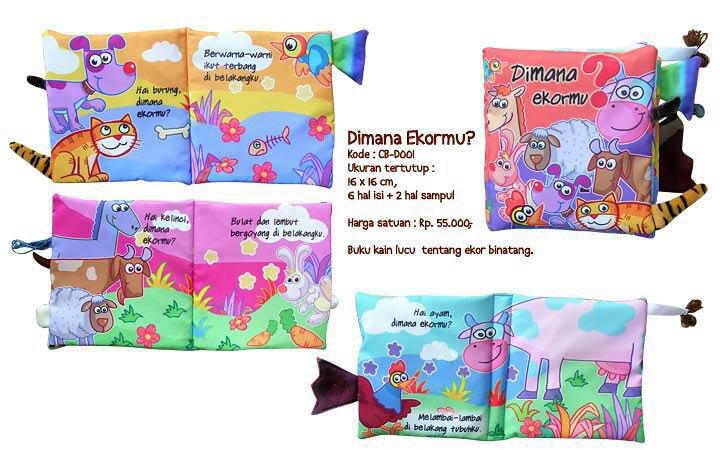 BUKU BANTAL buku empuk yang menarik untuk anak