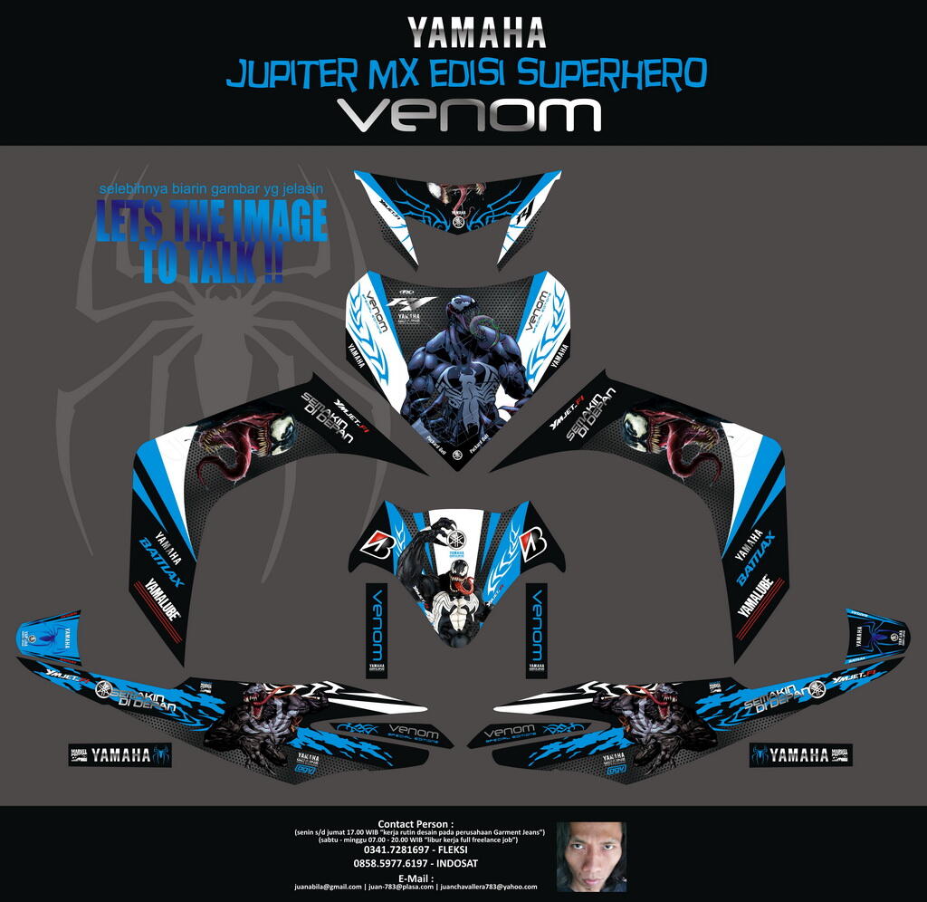 Ide 99 Modifikasi Striping Jupiter Mx 2008 Terbaru Motor Punk