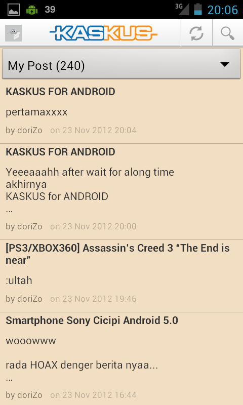 KASKUS FOR ANDROID