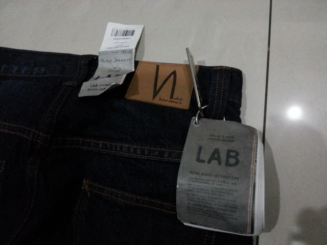 jual nudie jeans lab selvage ori bandung cod
