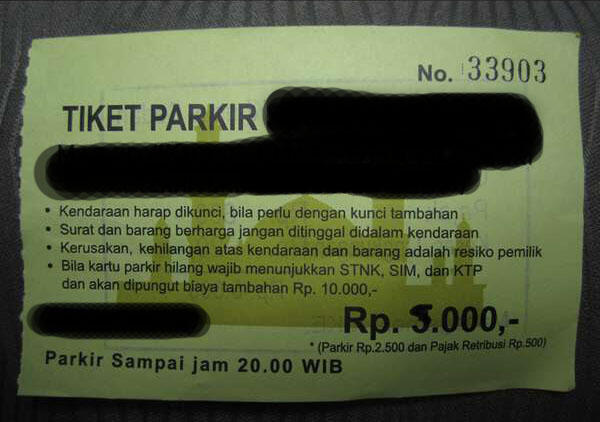 Apa Pantas Karcis/Tiket Parkir Hilang Kena Biaya Tambahan?