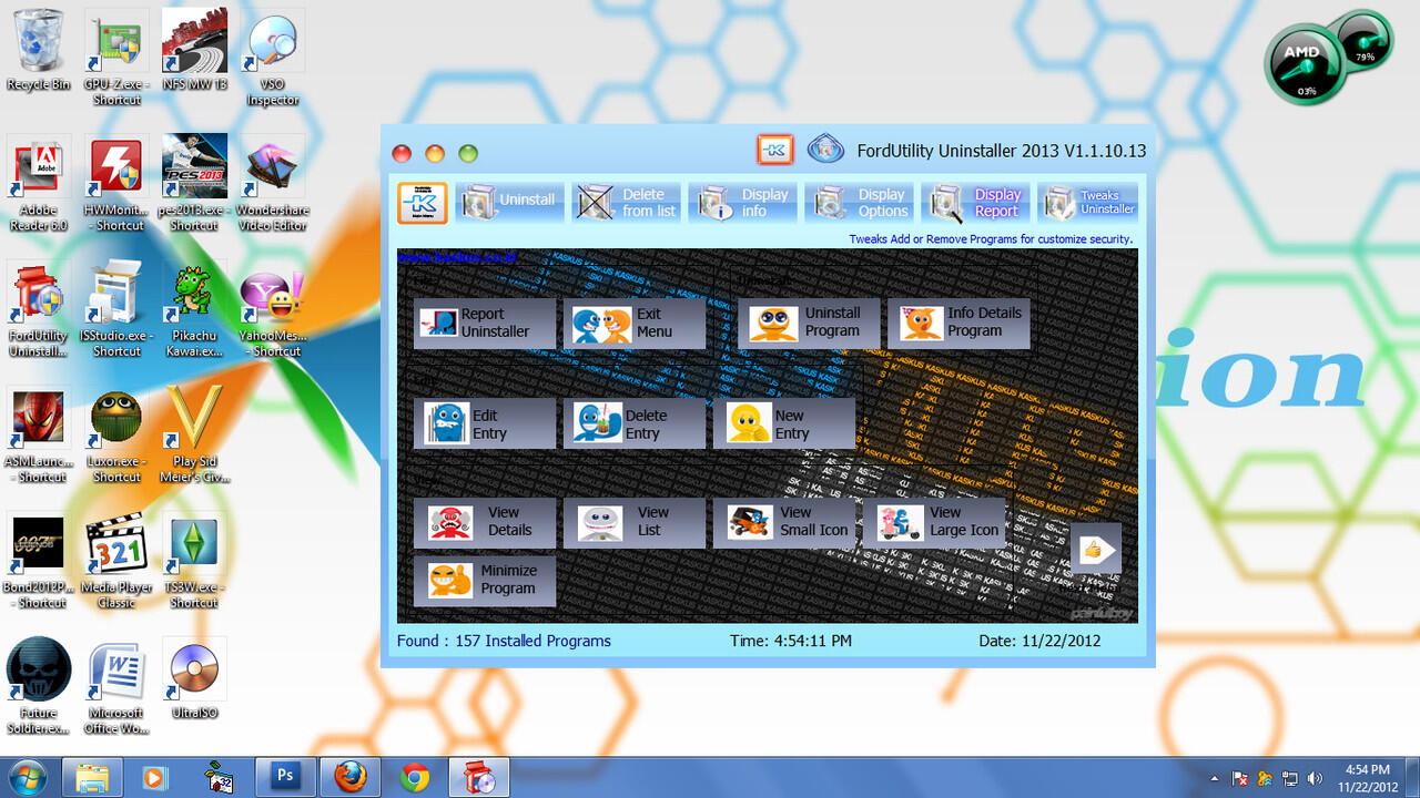 FordUtility Uninstaller Special Kaskus Edition (karya lokal)
