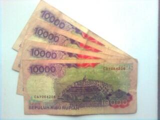 uang kuno 10.000 rupiah 1992