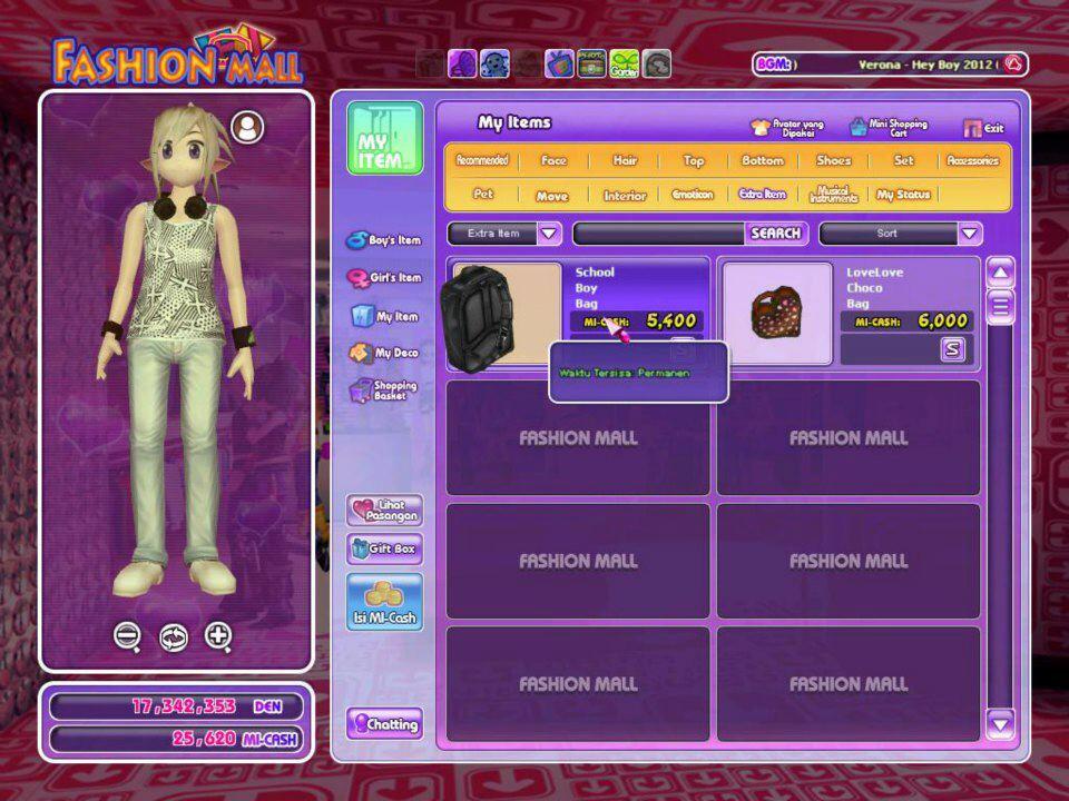 JUAL CHAR AYODANCE LEVEL 6 AVATAR 1,1 JUTA