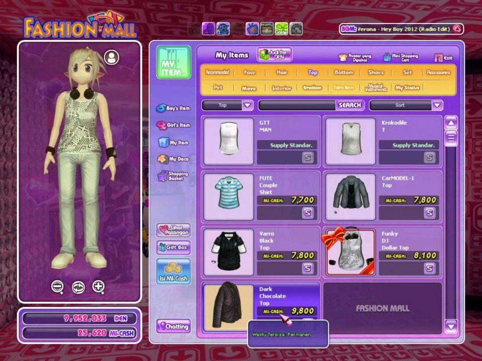JUAL CHAR AYODANCE LEVEL 6 AVATAR 1,1 JUTA