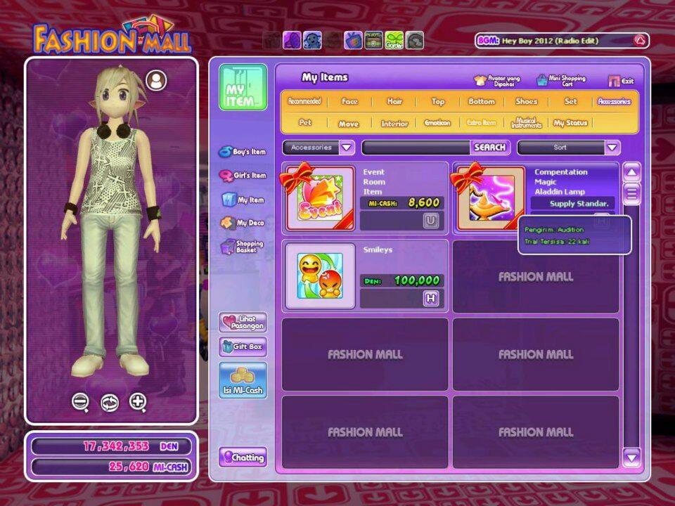 JUAL CHAR AYODANCE LEVEL 6 AVATAR 1,1 JUTA