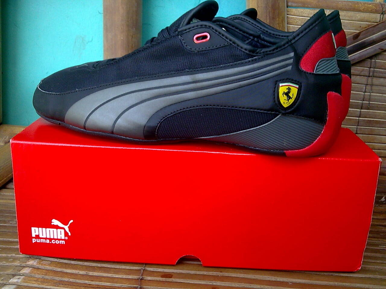 puma ferari new size 43 lengkap box