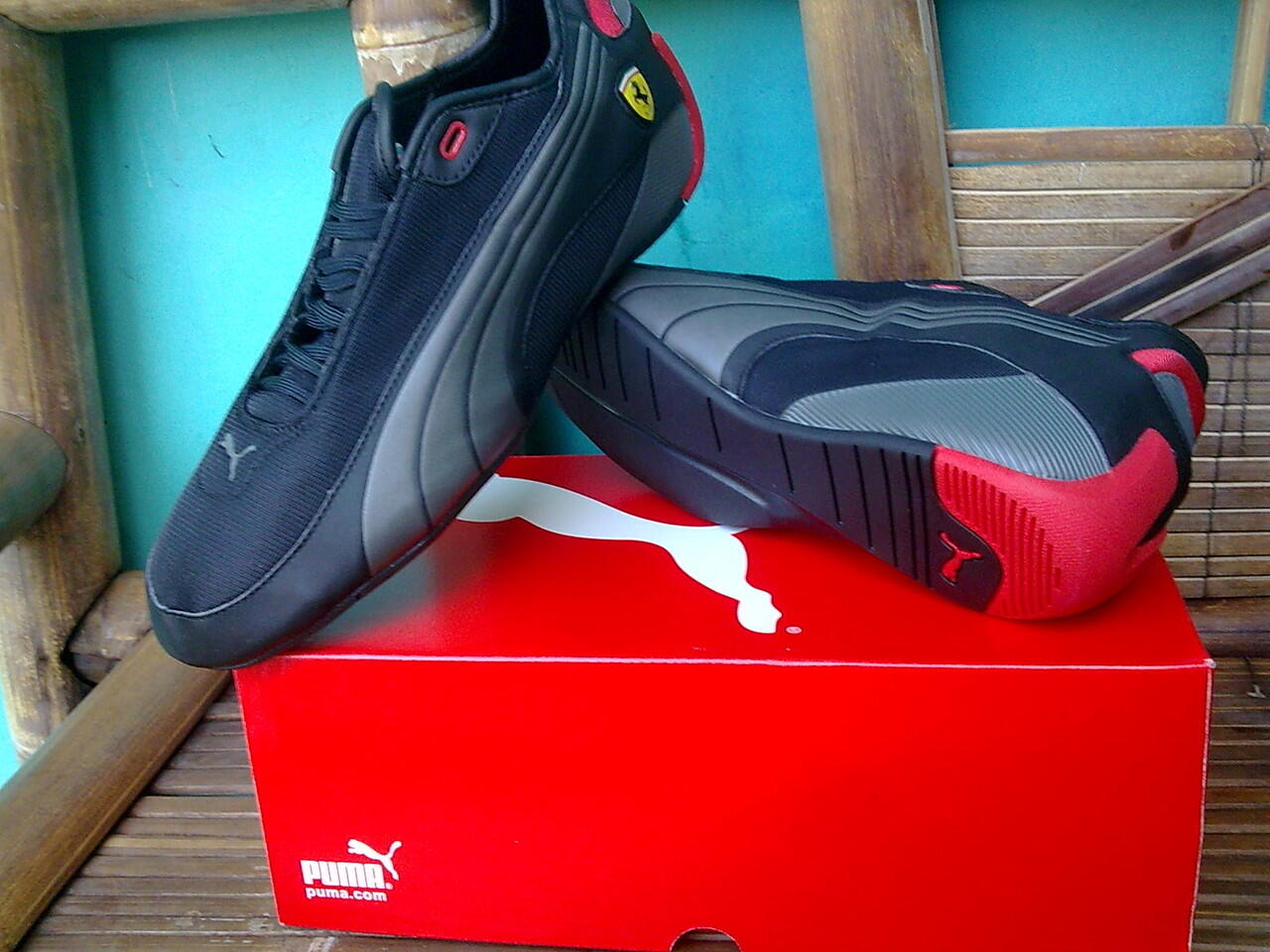 puma ferari new size 43 lengkap box