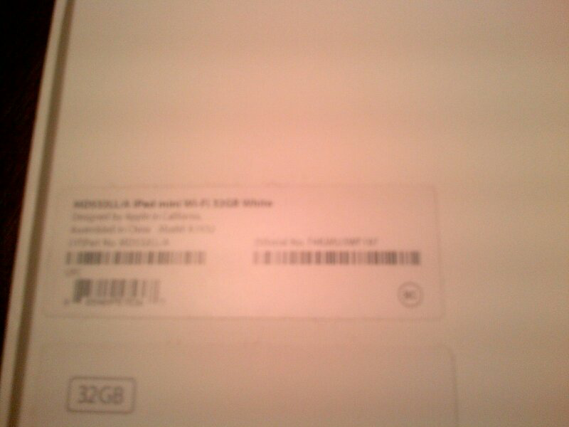 IPAD MINI 32GB WHITE WIFI