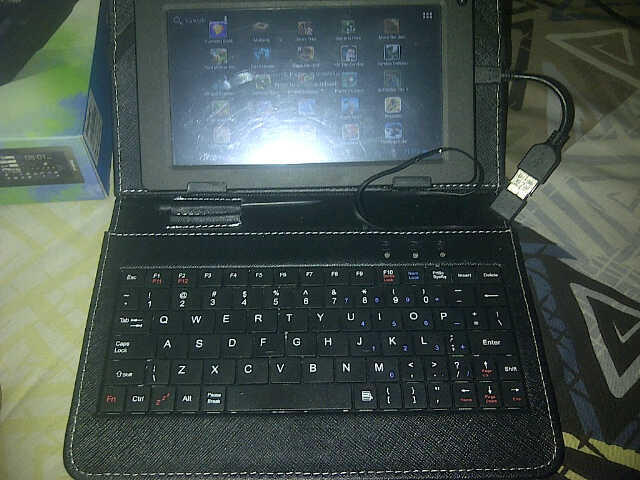 Advan T2 Vandroid+keyboard,anti gores,Mmc. mulus,lengkap and msh garansi