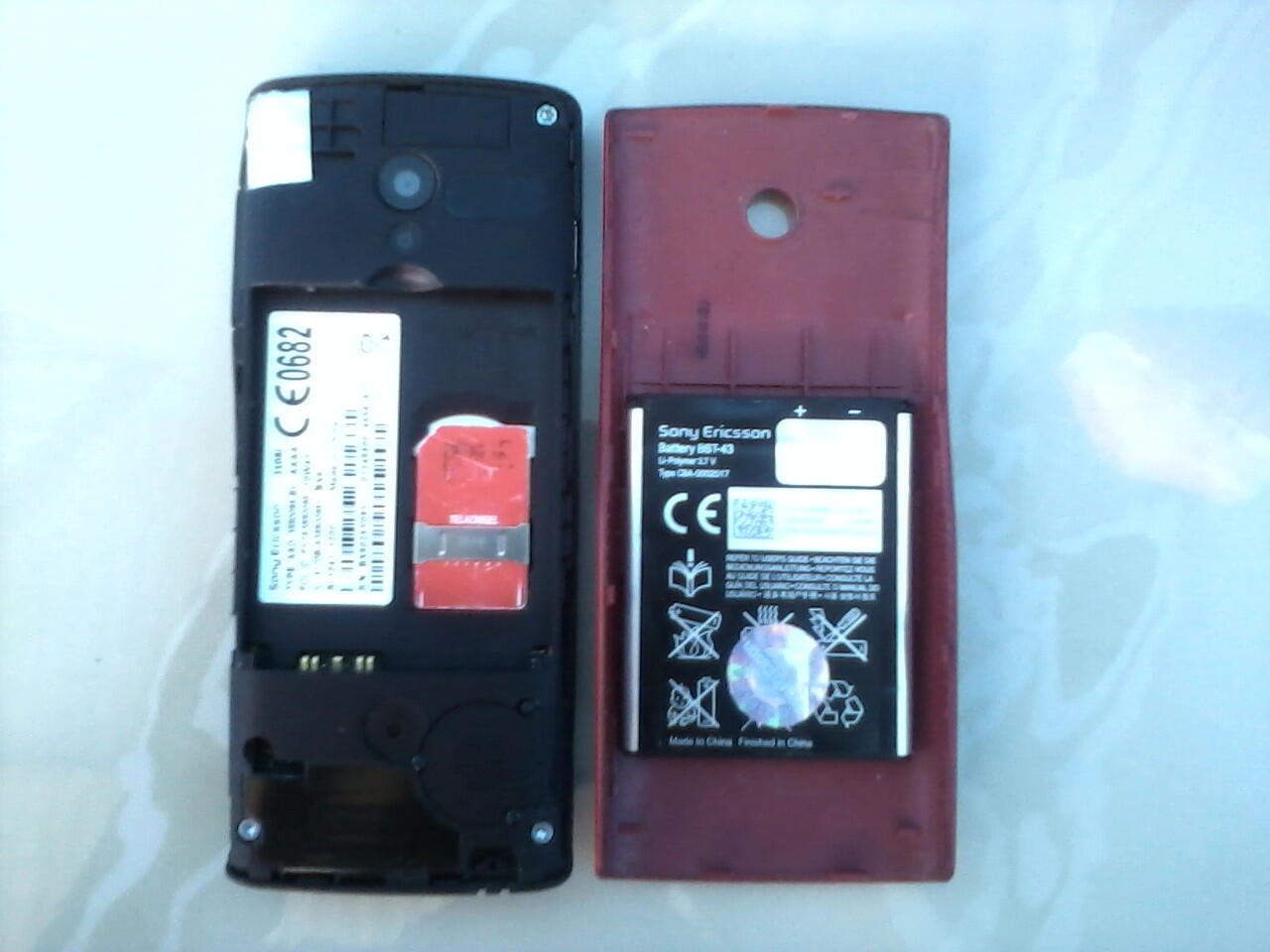 sony ericsson cedar j108