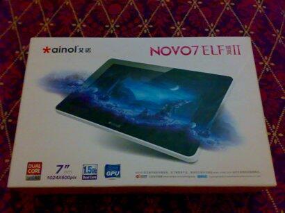 Tablet Ainol Novo Elf 2 | Fullset | Mulus | Bonus kabel HDMI & OTG