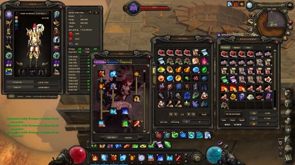 jual char musuh abadi LVL 68 5 elemen server iblis