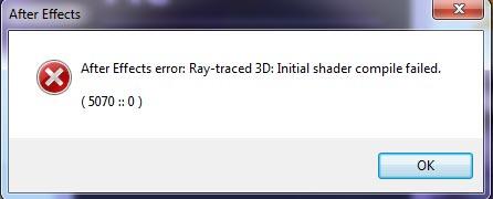 Help GTX 670 error untuk After Effect cs6