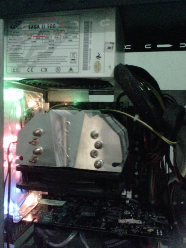 gan psu (fsp saga II 500w) hbs mati listrik dr pln ko ga mw ngangkat hardware y??