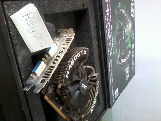 Jual VGA Gamer MSI GTX460 Cyclone OC Medan-Palembang-Padang-Aceh-Sumatra-Jokja