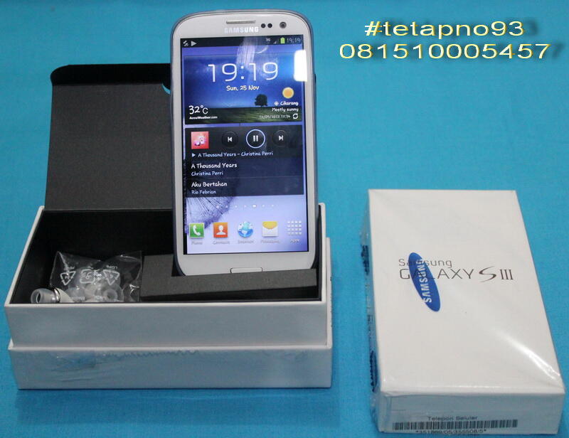 Samsung Galaxy S3 Marble White Kondisi OK Bangetzzz
