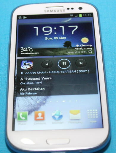 Samsung Galaxy S3 Marble White Kondisi OK Bangetzzz