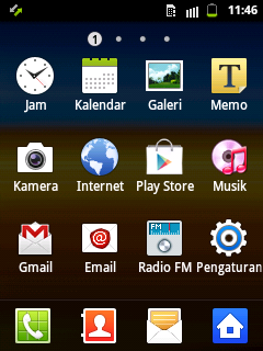 Santai Samsung Galaxy Y + Bonus Micro SD {Semarang}